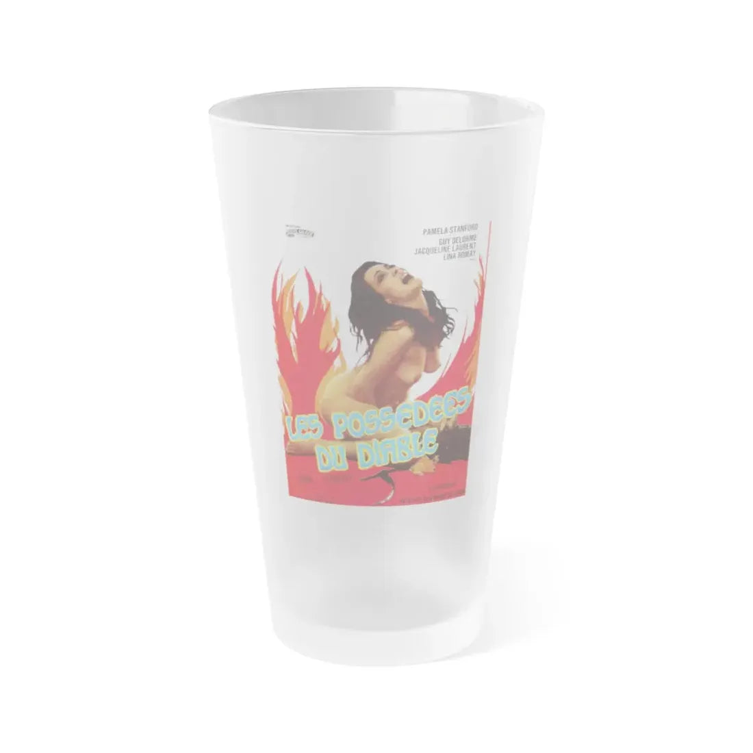 LORNA THE EXORCIST 1974 Movie Poster - Frosted Pint Glass 16oz Default Title - Go Mug Yourself