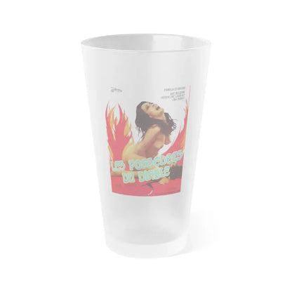 LORNA THE EXORCIST 1974 Movie Poster - Frosted Pint Glass 16oz Default Title - Go Mug Yourself