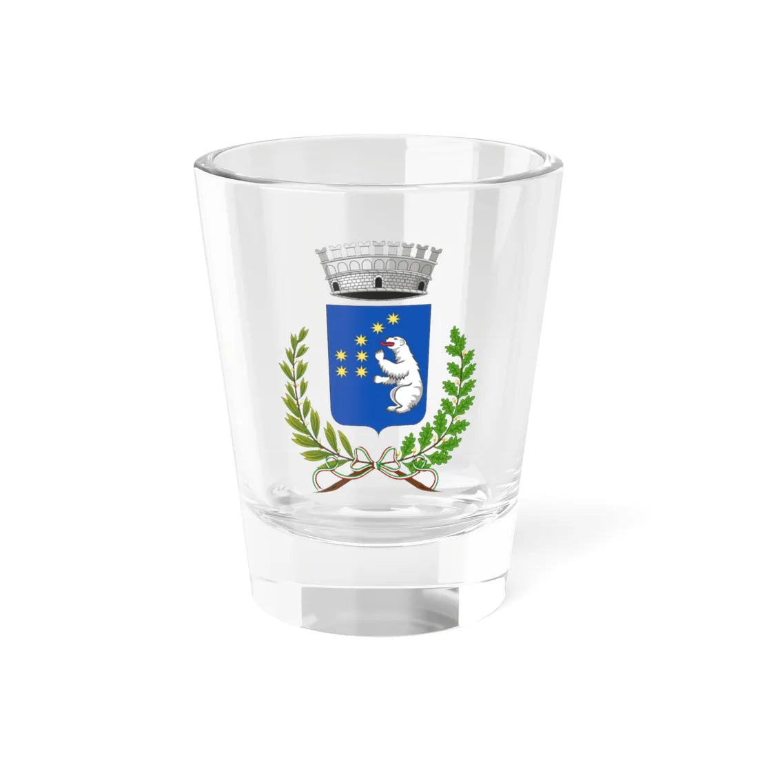 Lorsica-Stemma (Italy) (Coat of Arms) Shot Glass 1.5oz 1.5oz - Go Mug Yourself