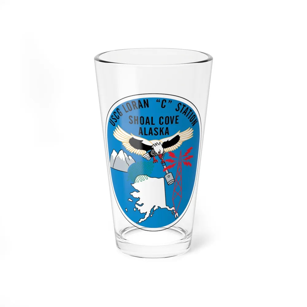 LORSTA Shoal Cove (U.S. Coast Guard) Pint Glass 16oz-16oz-Go Mug Yourself