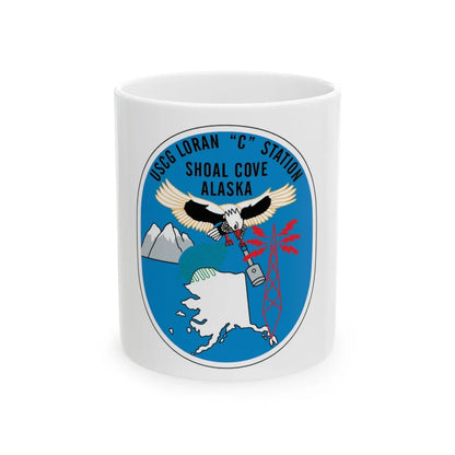 LORSTA Shoal Cove (U.S. Coast Guard) White Coffee Mug-11oz-Go Mug Yourself