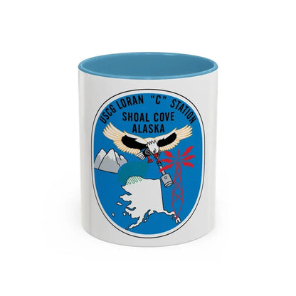 LORSTA Shoal Cove (U.S. Coast Guard) Accent Coffee Mug 11oz Light Blue - Go Mug Yourself