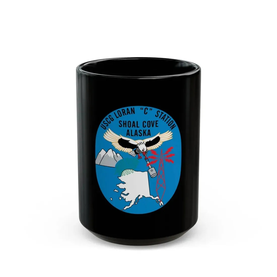 LORSTA Shoal Cove (U.S. Coast Guard) Black Coffee Mug - Go Mug Yourself