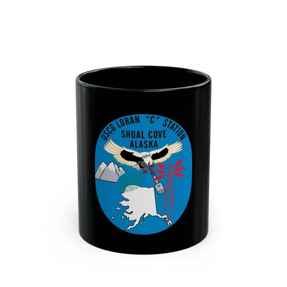LORSTA Shoal Cove (U.S. Coast Guard) Black Coffee Mug - Go Mug Yourself
