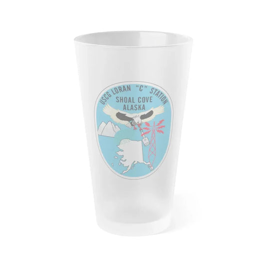 LORSTA Shoal Cove (U.S. Coast Guard) Frosted Pint Glass 16oz Default Title - Go Mug Yourself