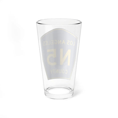 Los Angeles County N5 (California) (Road Sign) Pint Glass 16oz - Go Mug Yourself