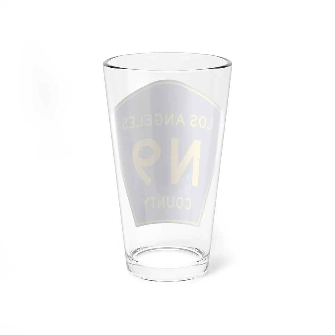 Los Angeles County N9 (California) (Road Sign) Pint Glass 16oz - Go Mug Yourself