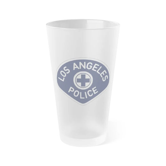 Los Angeles Police Department 2 - Frosted Pint Glass 16oz-16oz-Frosted-Go Mug Yourself