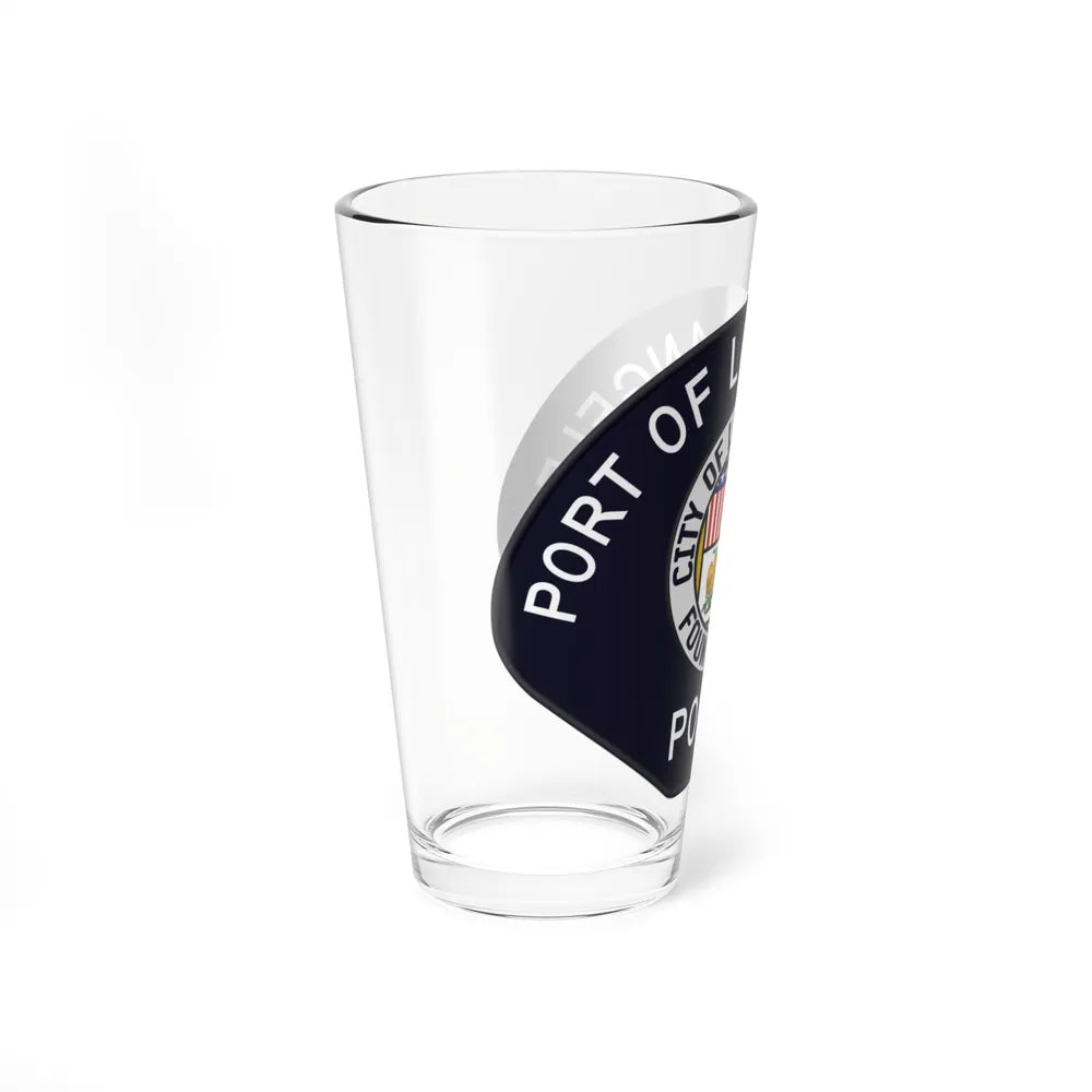 Los Angeles Port Police - Pint Glass 16oz-Go Mug Yourself