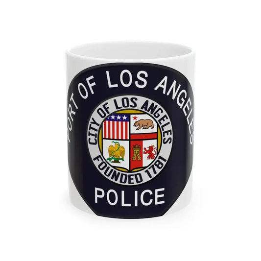 Los Angeles Port Police - White Coffee Mug 11oz - Go Mug Yourself