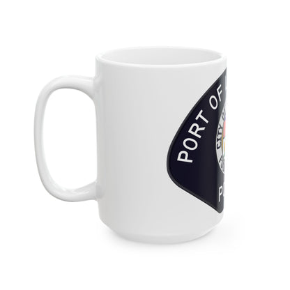 Los Angeles Port Police - White Coffee Mug-Go Mug Yourself