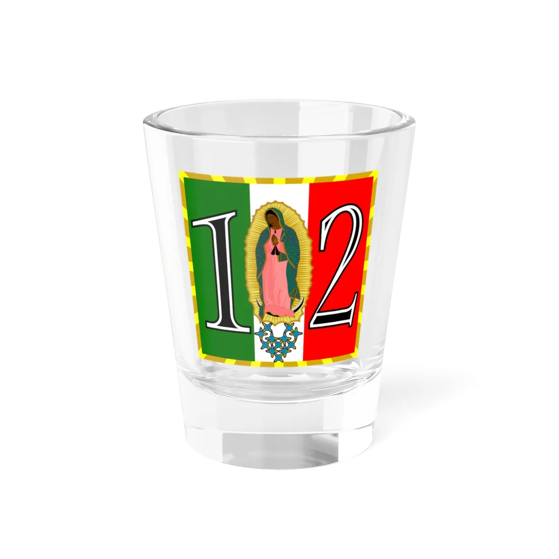 Los Guadalupes 5 (Mexico) Shot Glass 1.5oz 1.5oz - Go Mug Yourself