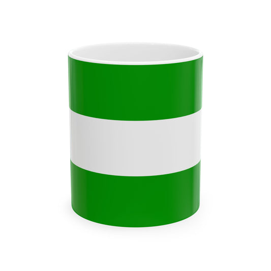 Los Rios Flag (Ecuador) White Coffee Mug-11oz-Go Mug Yourself
