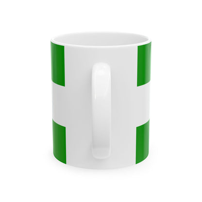 Los Rios Flag (Ecuador) White Coffee Mug-Go Mug Yourself