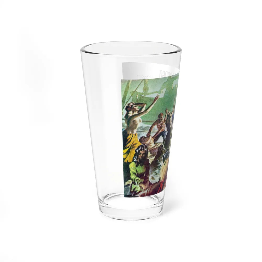 Lost Cargo, Cavalcade magazine, June 1948 - Pint Glass 16oz-Go Mug Yourself