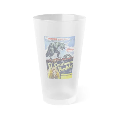 LOST CONTINENT (SPANISH) 1951 Movie Poster - Frosted Pint Glass 16oz Default Title - Go Mug Yourself
