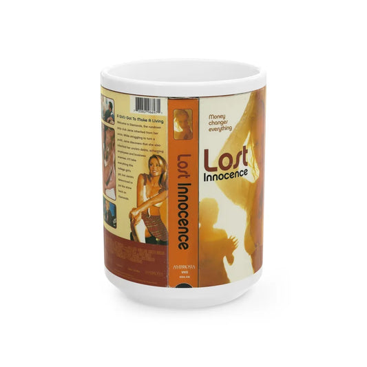 LOST INNOCENCE (VHS COVER) - White Coffee Mug-15oz-Go Mug Yourself