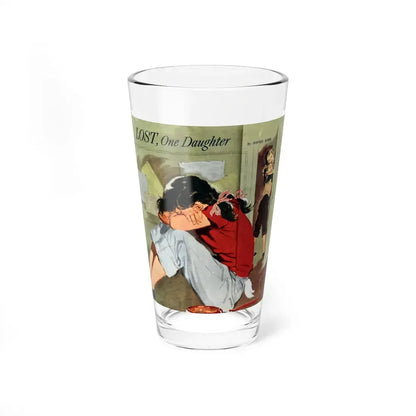 Lost, One Daughter, Collier's, February 18, 1950 - Pint Glass 16oz 16oz - Go Mug Yourself