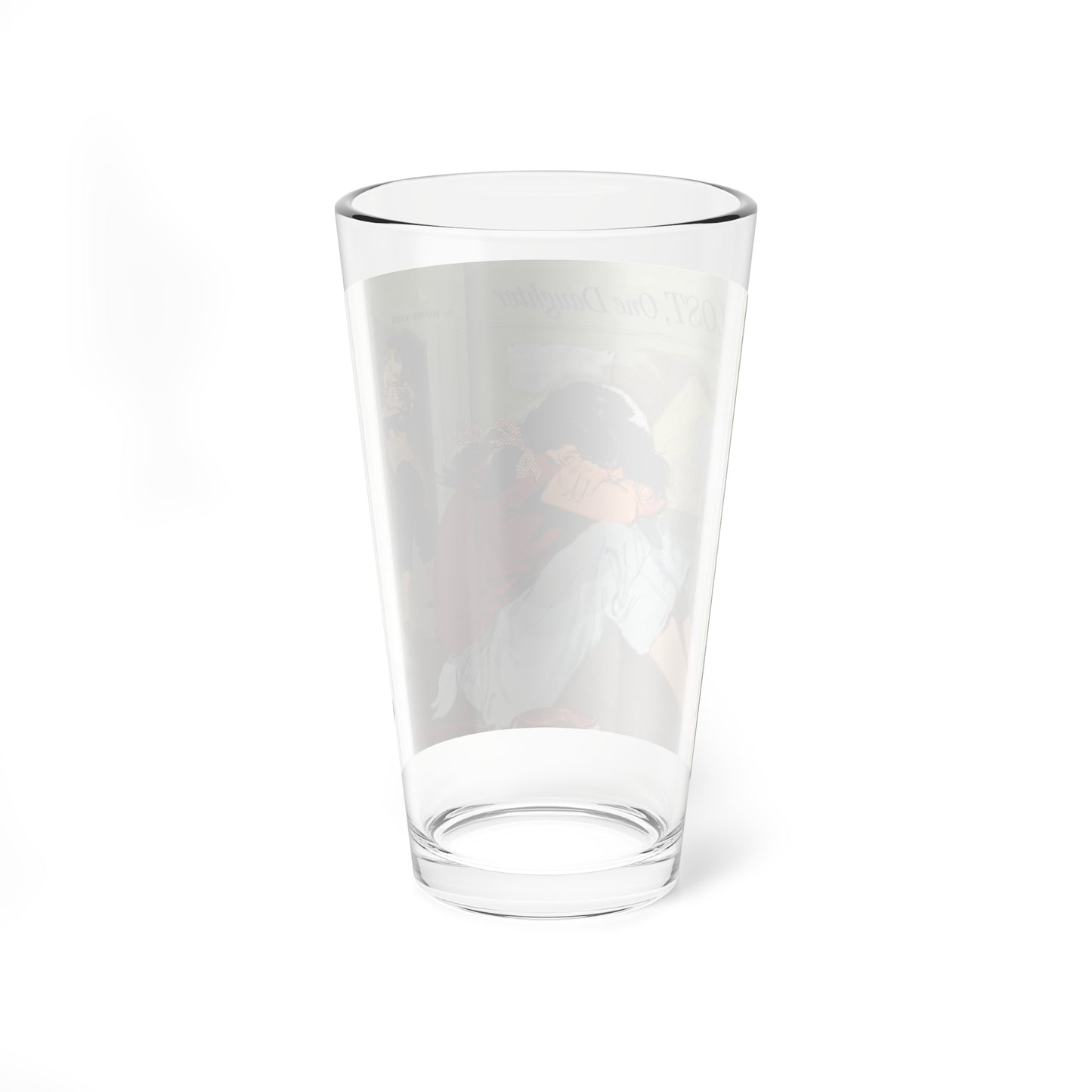 Lost, One Daughter, Collier's, February 18, 1950 - Pint Glass 16oz-Go Mug Yourself
