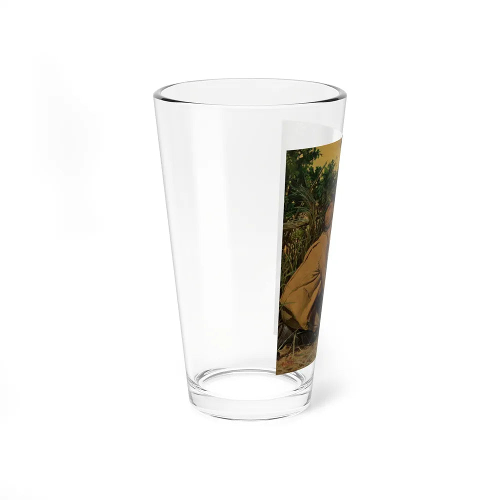 Lost Opportunity, Gotke Calendar illustration, 1948 - Pint Glass 16oz-Go Mug Yourself