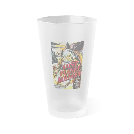 LOST PLANET AIRMEN 1951 Movie Poster - Frosted Pint Glass 16oz Default Title - Go Mug Yourself