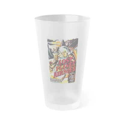 LOST PLANET AIRMEN 1951 Movie Poster - Frosted Pint Glass 16oz-Go Mug Yourself