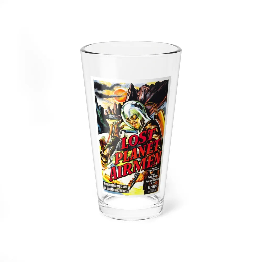 LOST PLANET AIRMEN 1951 Movie Poster - Pint Glass 16oz-16oz-Go Mug Yourself