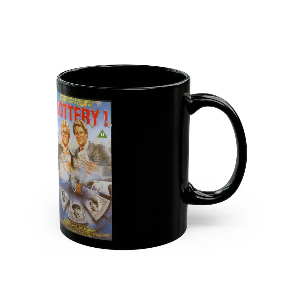 LOTTERY (VHS COVER) - Black Coffee Mug - Go Mug Yourself