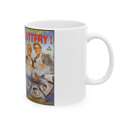 LOTTERY (VHS COVER) - White Coffee Mug-Go Mug Yourself