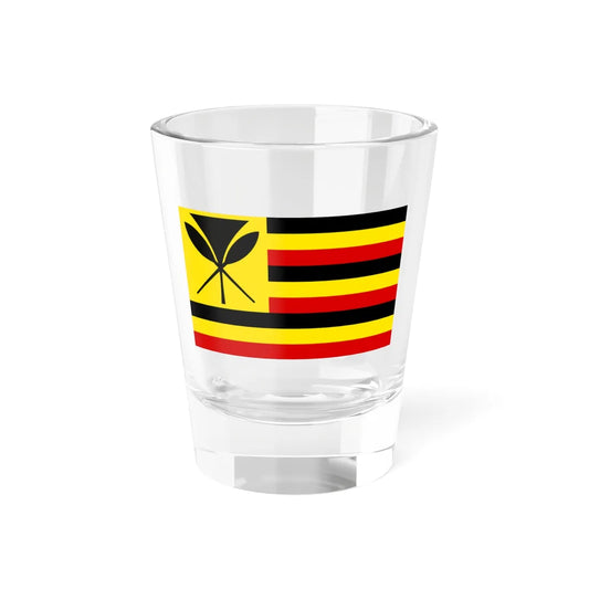 Loui Agard Hawaiian Flag (United States) Shot Glass 1.5oz 1.5oz - Go Mug Yourself