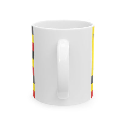 Loui Agard Hawaiian Flag (United States) White Coffee Mug-Go Mug Yourself
