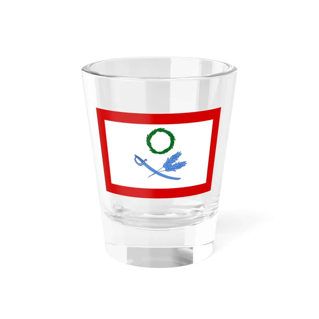 Louis de Aury Flag (United States) Shot Glass 1.5oz 1.5oz - Go Mug Yourself