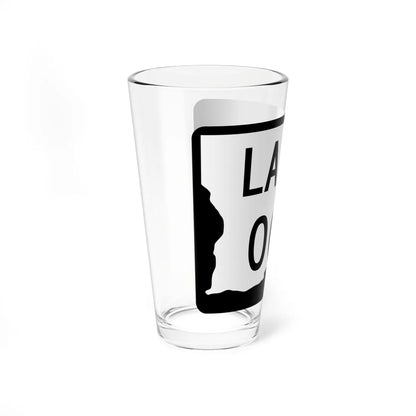 Louisiana 000 2008 wide (Louisiana) (Road Sign) Pint Glass 16oz - Go Mug Yourself