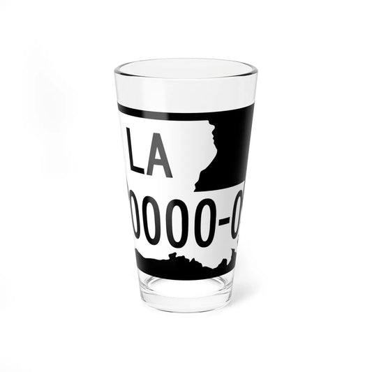 Louisiana 0000-0 2008 wide (Louisiana) (Road Sign) Pint Glass 16oz 16oz - Go Mug Yourself