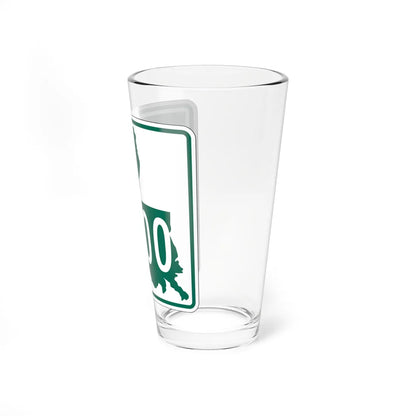 Louisiana 0000 1990 template (Louisiana) (Road Sign) Pint Glass 16oz - Go Mug Yourself