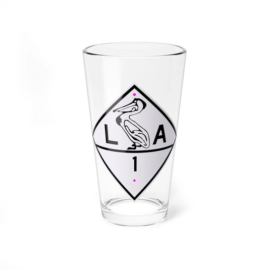 Louisiana 1 1924 (Louisiana) (Road Sign) Pint Glass 16oz 16oz - Go Mug Yourself