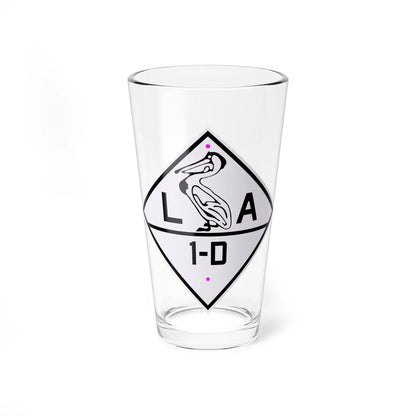 Louisiana 1-D 1924 (Louisiana) (Road Sign) Pint Glass 16oz 16oz - Go Mug Yourself