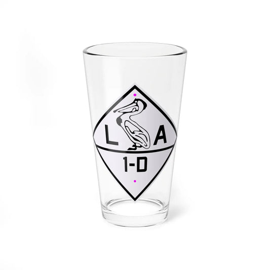 Louisiana 1-D 1924 (Louisiana) (Road Sign) Pint Glass 16oz 16oz - Go Mug Yourself