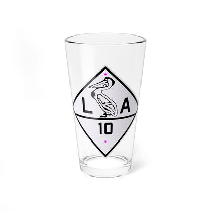 Louisiana 10 1924 (Louisiana) (Road Sign) Pint Glass 16oz 16oz - Go Mug Yourself