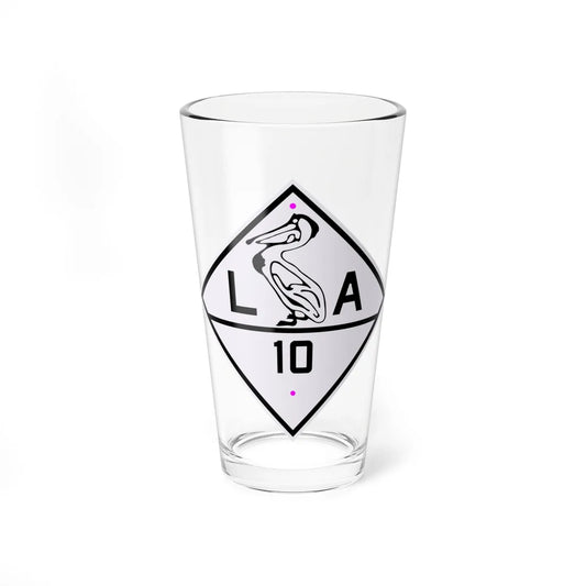 Louisiana 10 1924 (Louisiana) (Road Sign) Pint Glass 16oz 16oz - Go Mug Yourself