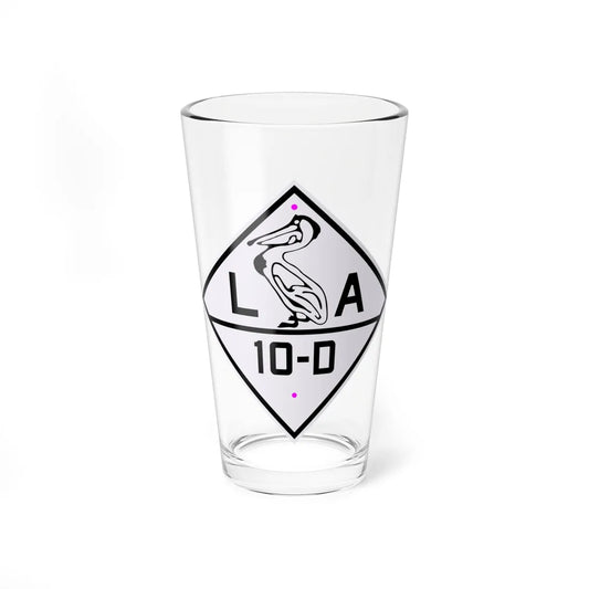 Louisiana 10-D 1924 (Louisiana) (Road Sign) Pint Glass 16oz 16oz - Go Mug Yourself