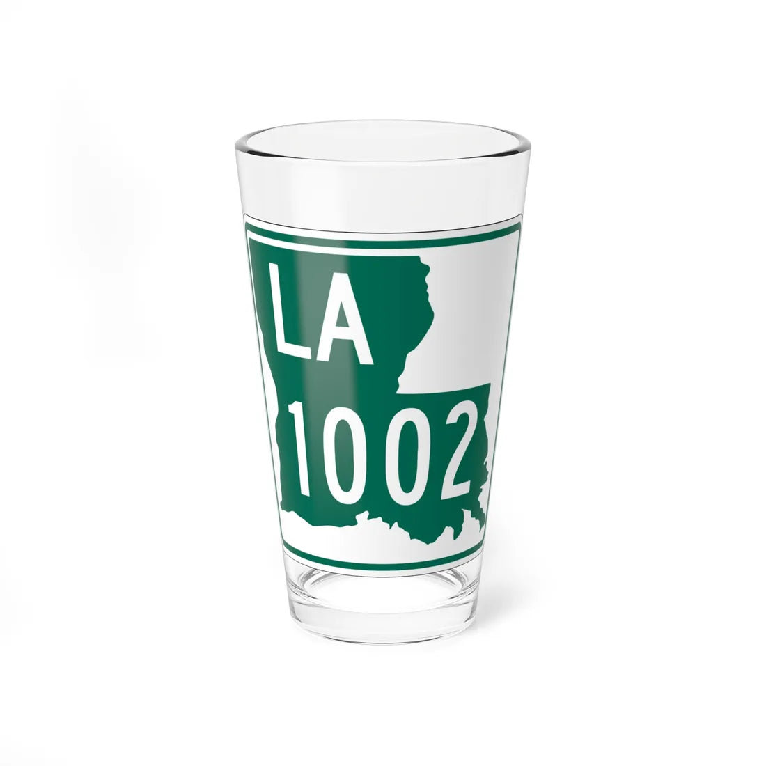 Louisiana 1002 (Louisiana) (Road Sign) Pint Glass 16oz 16oz - Go Mug Yourself