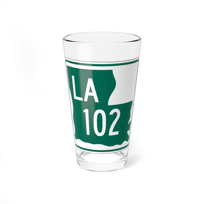 Louisiana 102 1955 (Louisiana) (Road Sign) Pint Glass 16oz 16oz - Go Mug Yourself