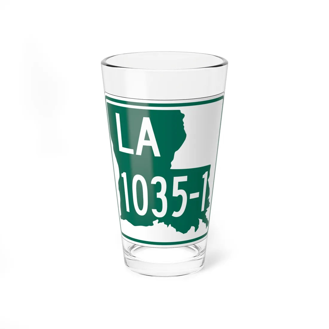 Louisiana 1035-1 (Louisiana) (Road Sign) Pint Glass 16oz - Go Mug Yourself