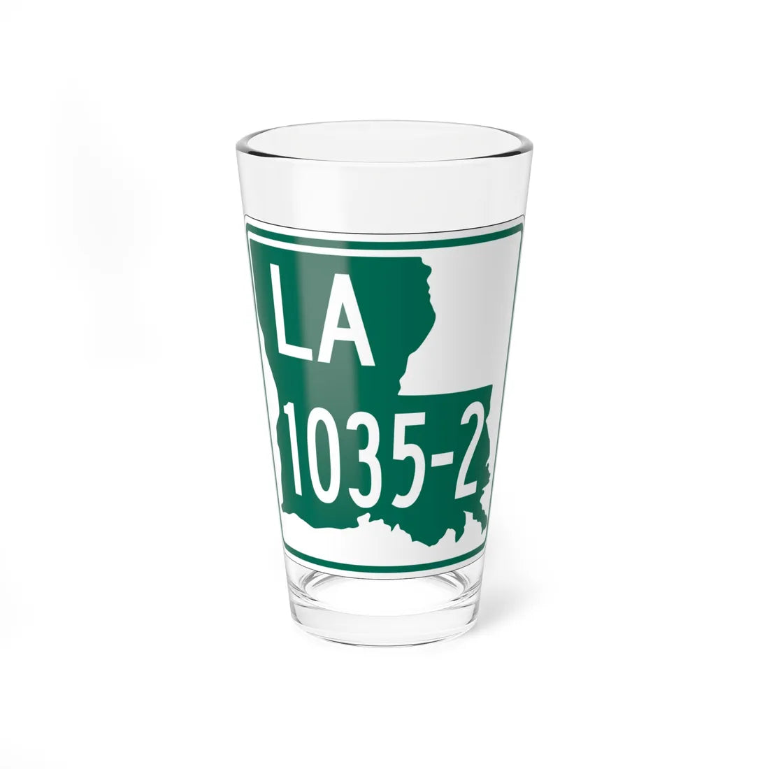 Louisiana 1035-2 (Louisiana) (Road Sign) Pint Glass 16oz - Go Mug Yourself