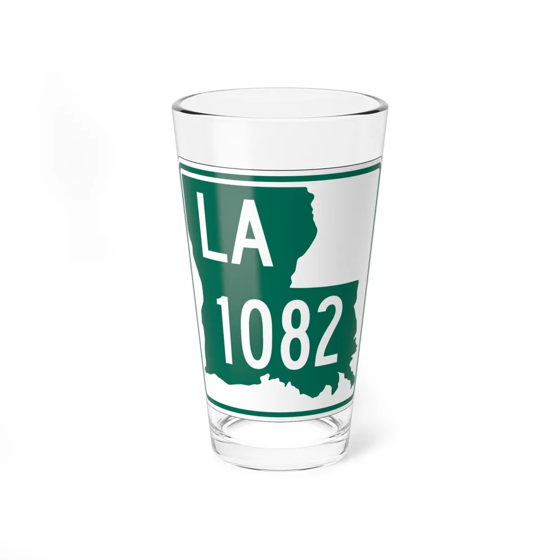 Louisiana 1082 (Louisiana) (Road Sign) Pint Glass 16oz - Go Mug Yourself