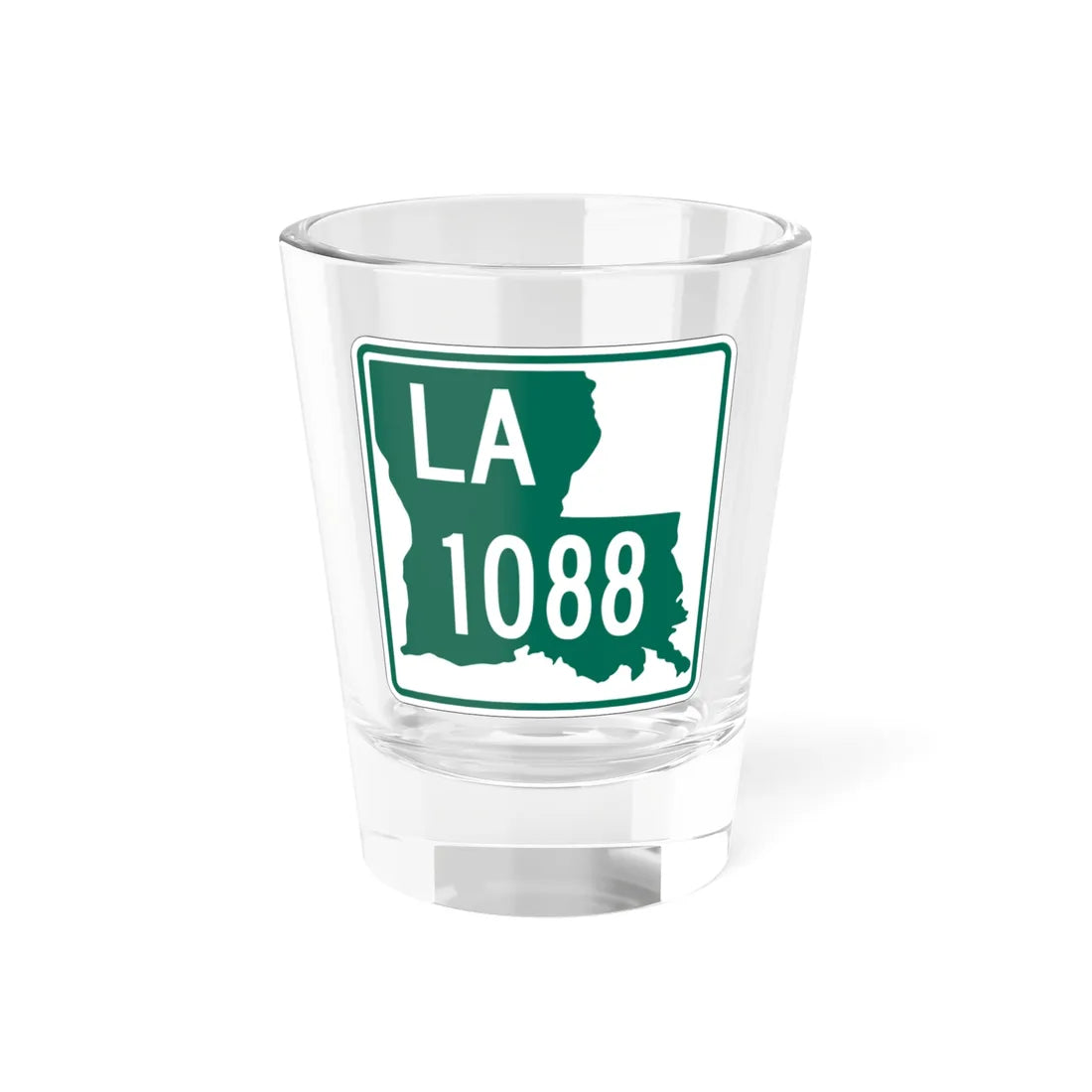 Louisiana 1088 (Louisiana) (Road Sign) Shot Glass 1.5oz 1.5oz - Go Mug Yourself