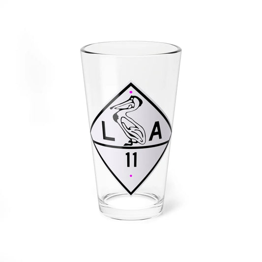 Louisiana 11 1924 (Louisiana) (Road Sign) Pint Glass 16oz 16oz - Go Mug Yourself