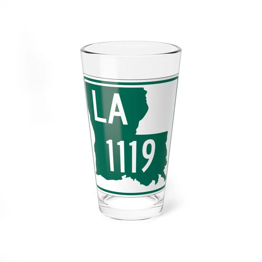 Louisiana 1119 (Louisiana) (Road Sign) Pint Glass 16oz 16oz - Go Mug Yourself