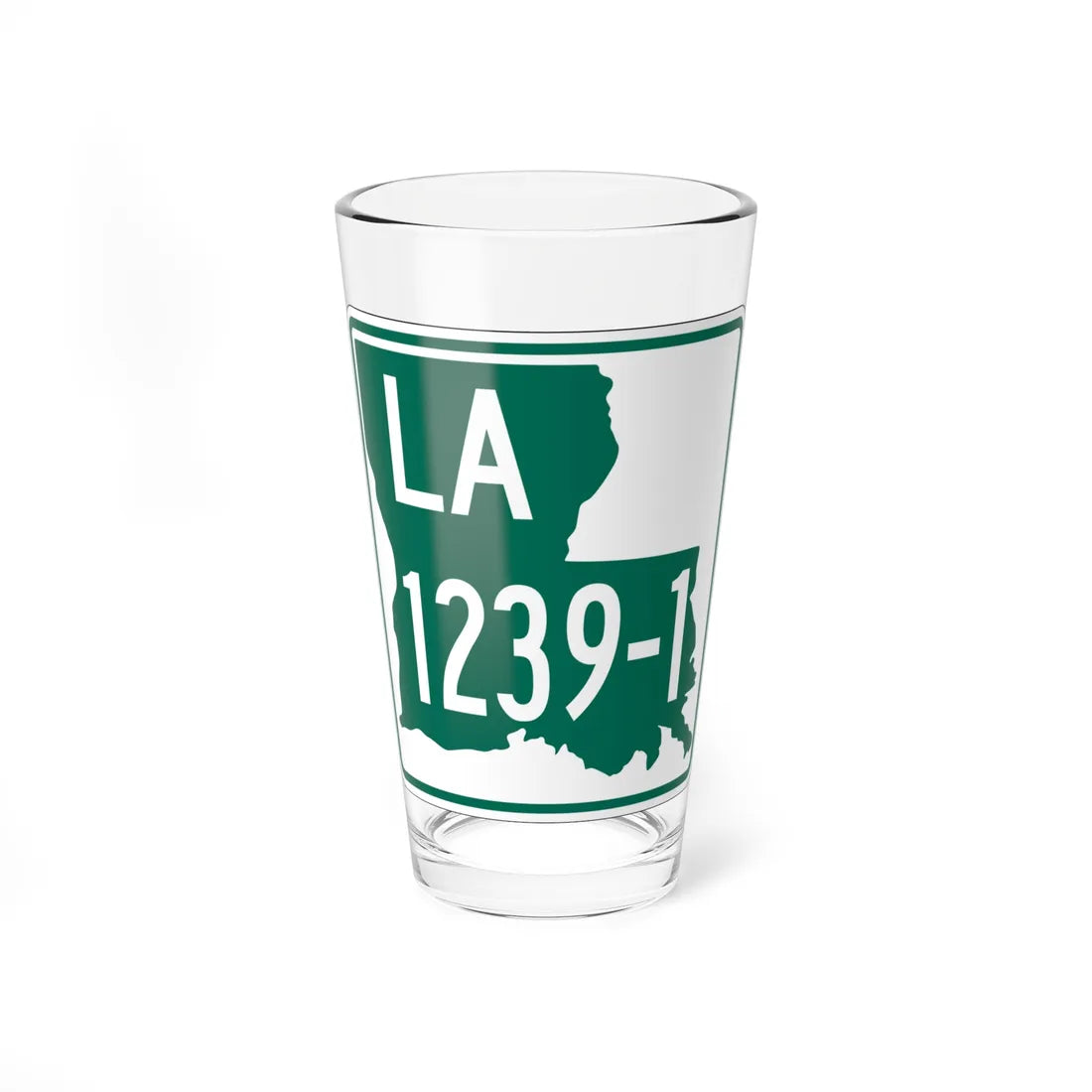 Louisiana 1239-1 (Louisiana) (Road Sign) Pint Glass 16oz 16oz - Go Mug Yourself